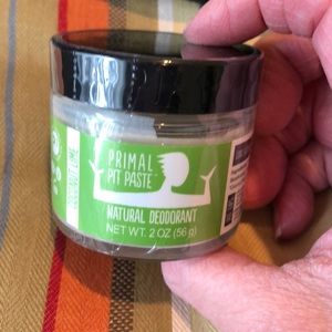 Primal pit paste. Natural deodorant. New.